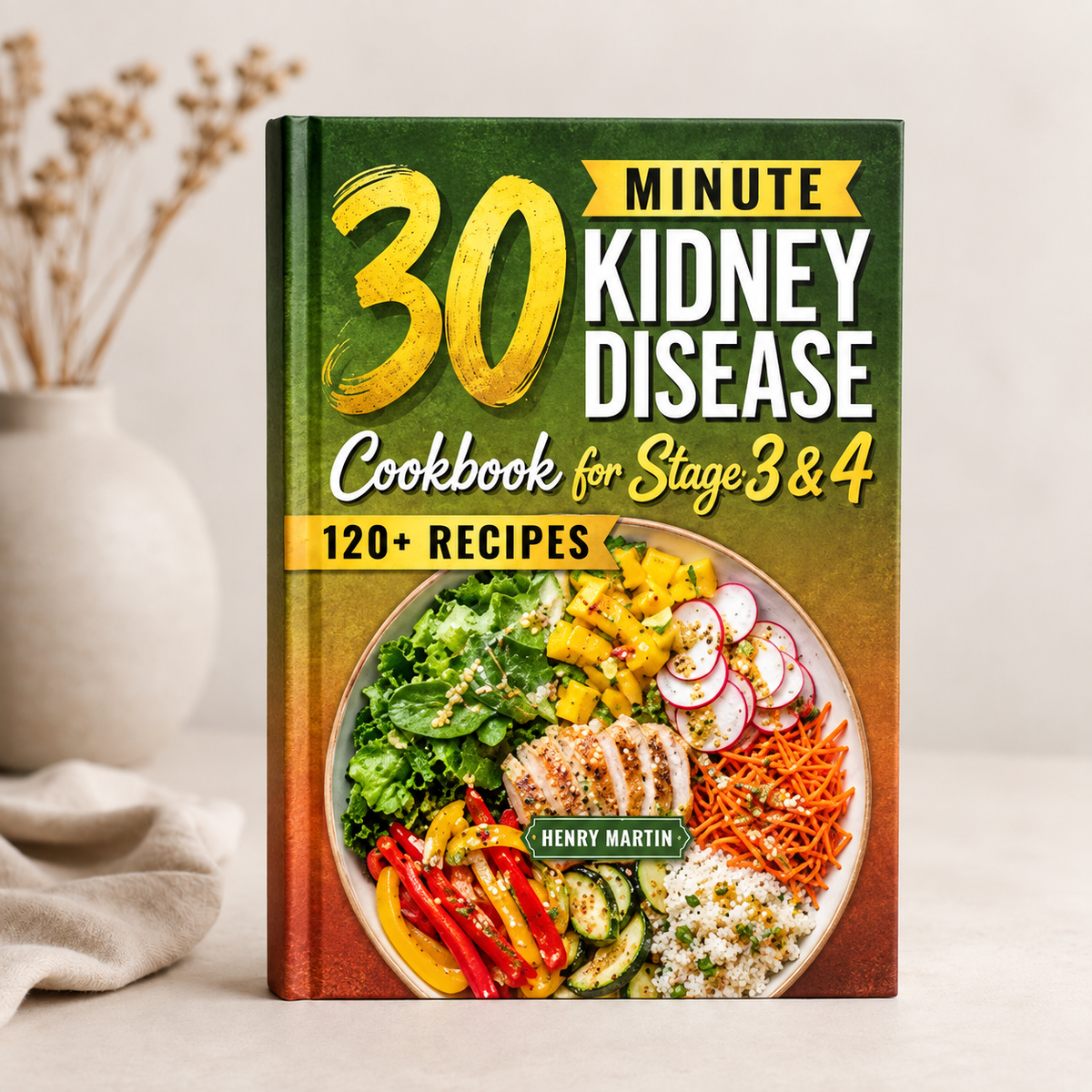 The 30-Minute Kidney Disease Diet Cookbook for Stage 3 and 4