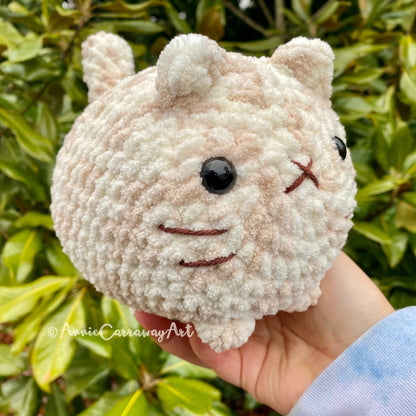 Loaf Cat Crochet Pattern — 2-in-1 Low-Sew Plushie Bundle