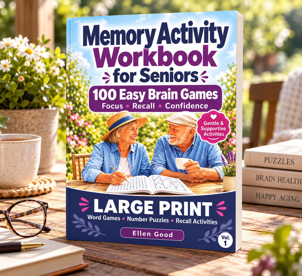 Memory Activity Workbook for Seniors