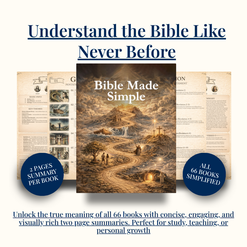 The Bible Made Simple with both free bonuses