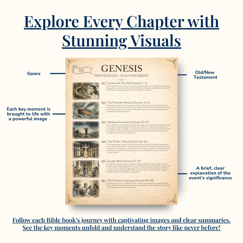 Explore every chapter with stunning visuals